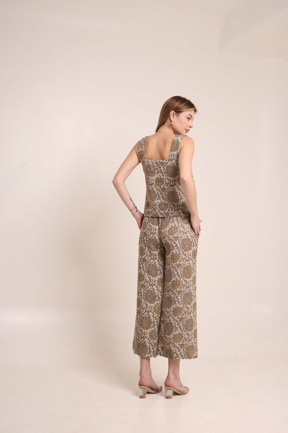 Linen Co-ord Set Streight Fit Dress